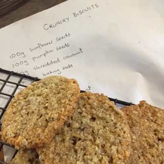 ANZAC Crunchy Biscuit Recipe (Plant Based, Grain Free, Cane Sugar Free)